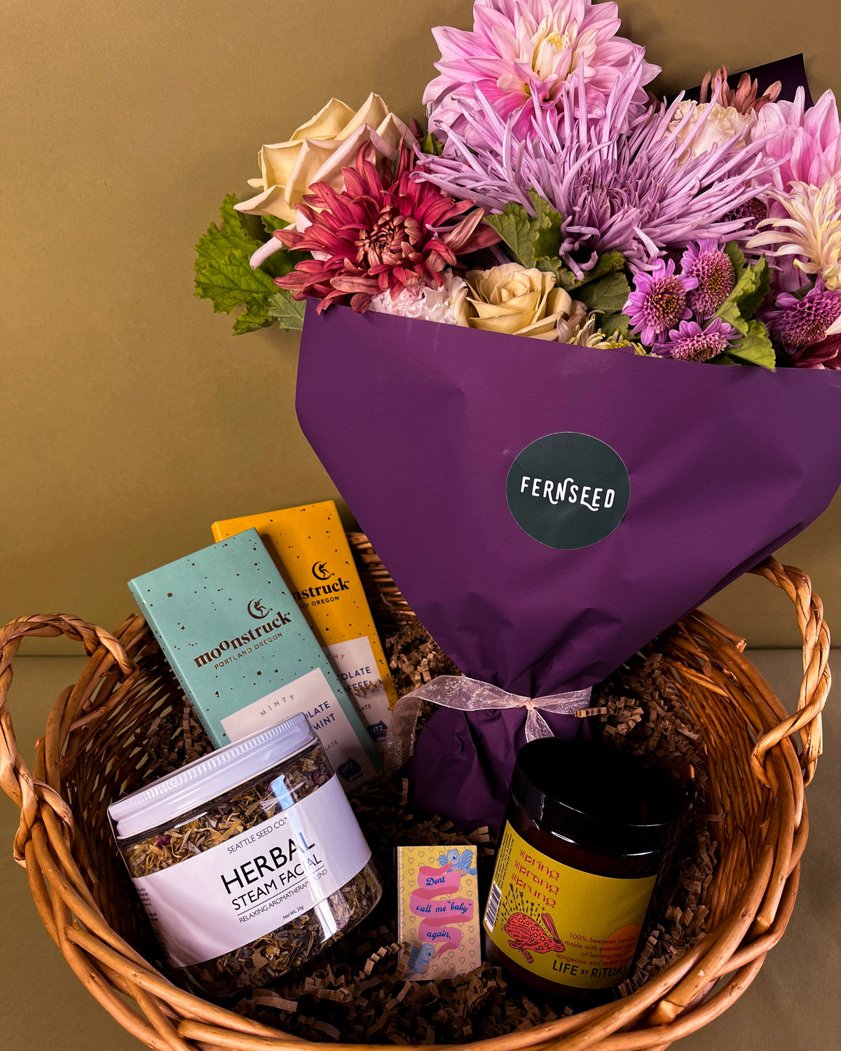 More than Flowers Gift Basket