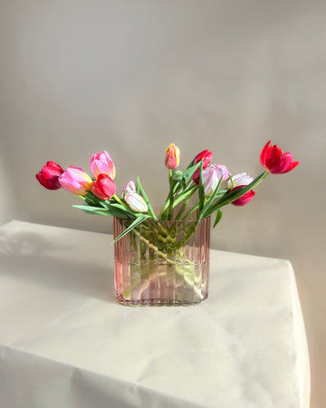 Valentine's Day Local Tulip Vase Arrangement