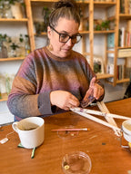 Solstice Pressed Floral Candle Workshop, Monday, December 21