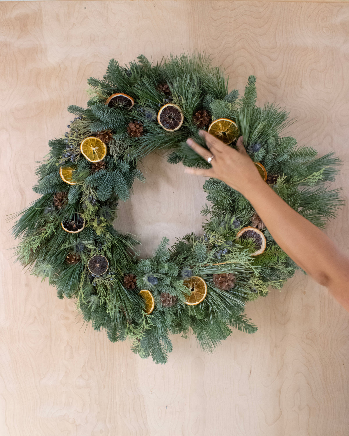 Citrus & Juniper Holiday Wreath