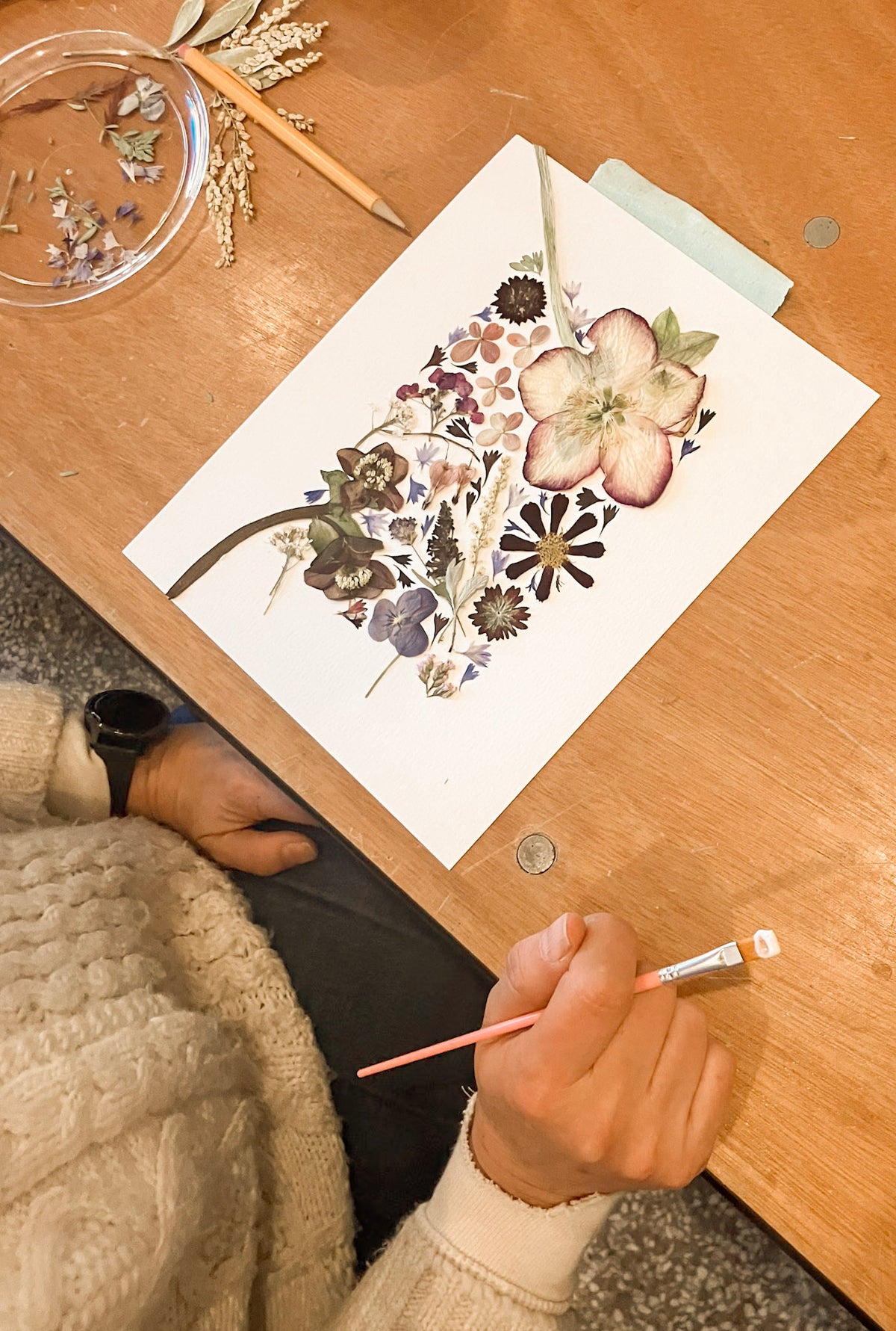 Pressed Floral Framed Artwork, Sunday, June 7