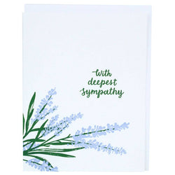 Lavender Sympathy Card