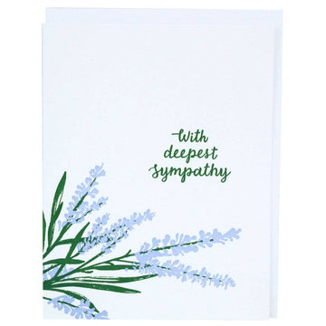 Lavender Sympathy Card