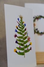 Pressed Floral Holiday Cards, Thursday, December 10