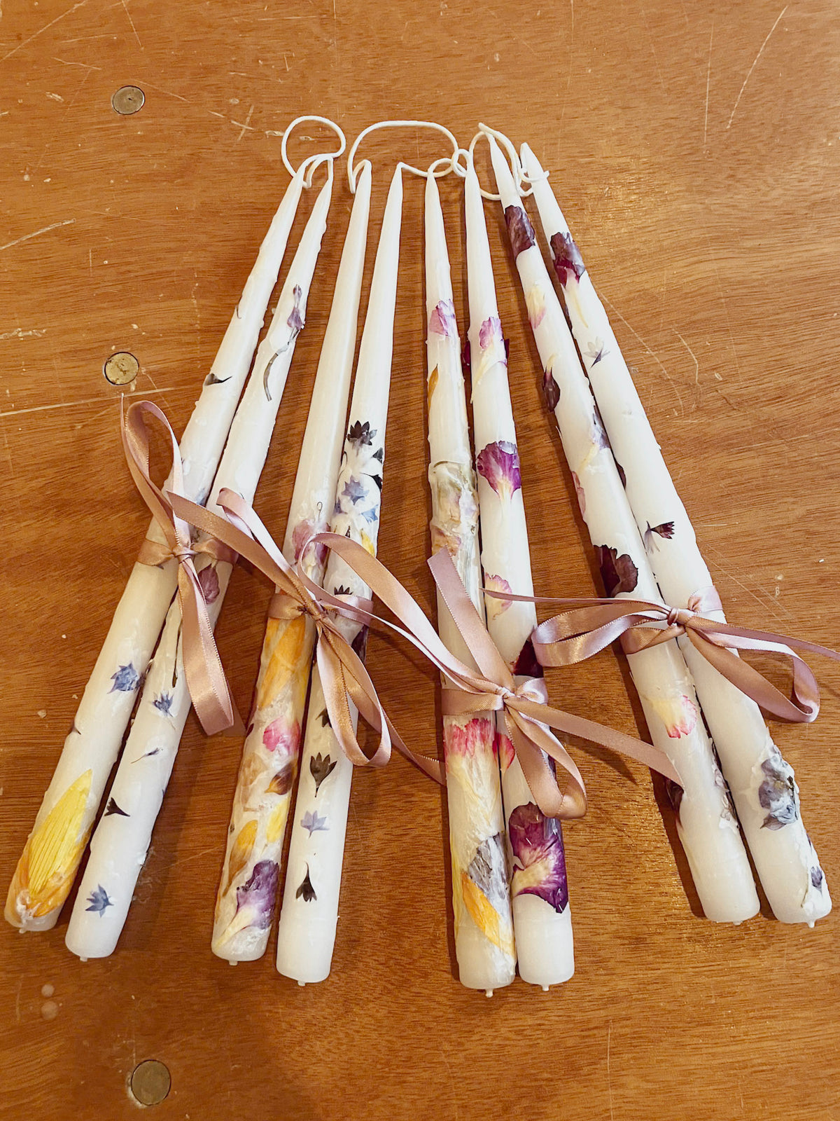Solstice Pressed Floral Candle Workshop, Monday, December 21