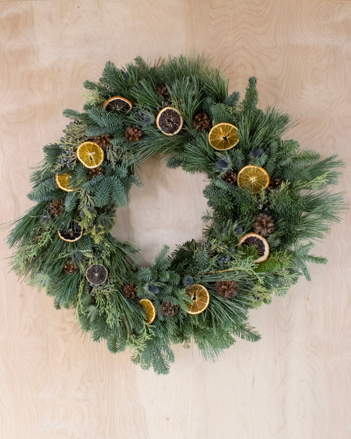 Citrus & Juniper Holiday Wreath