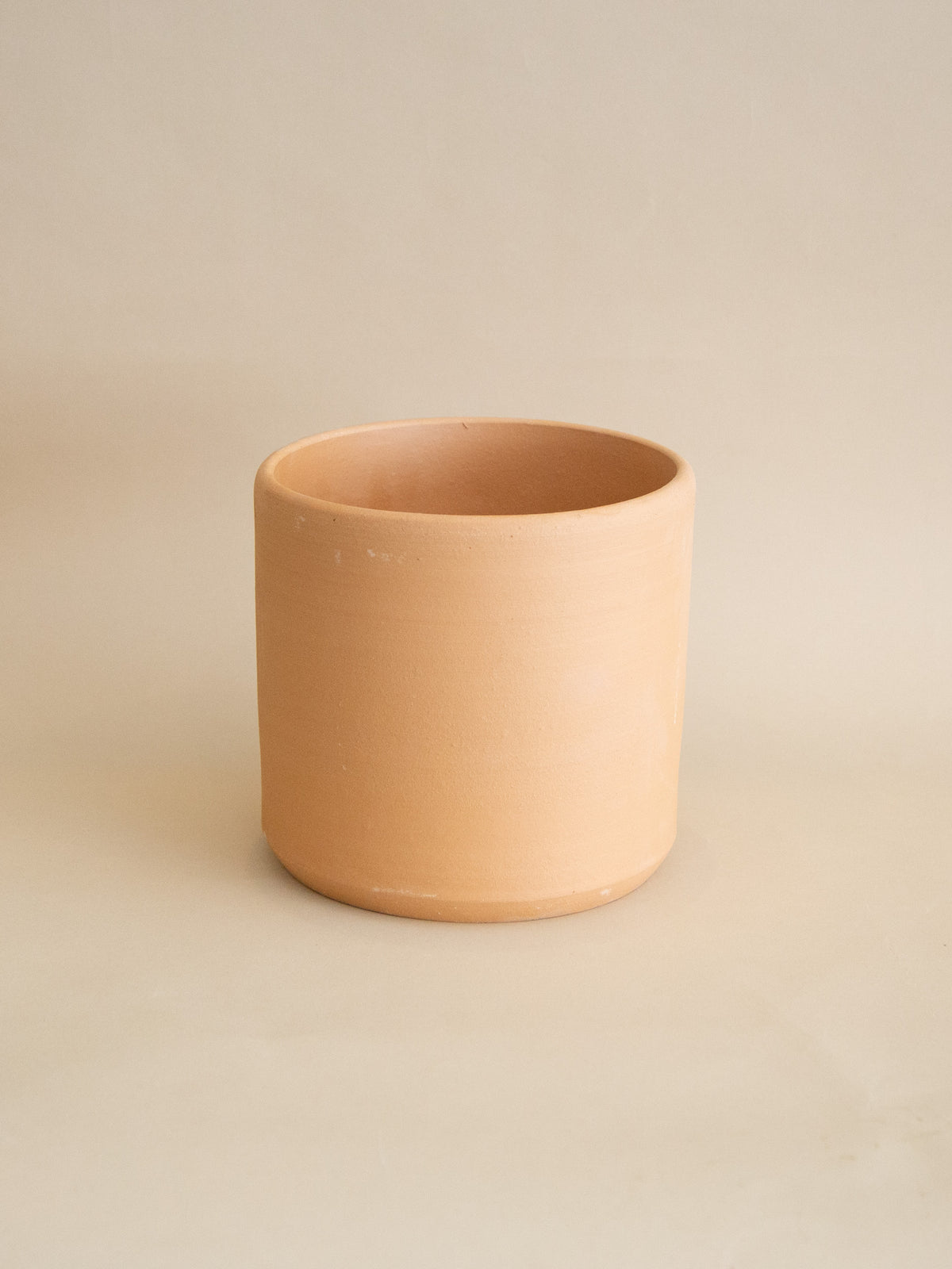 Deep Cylinder Clay Pot 10"