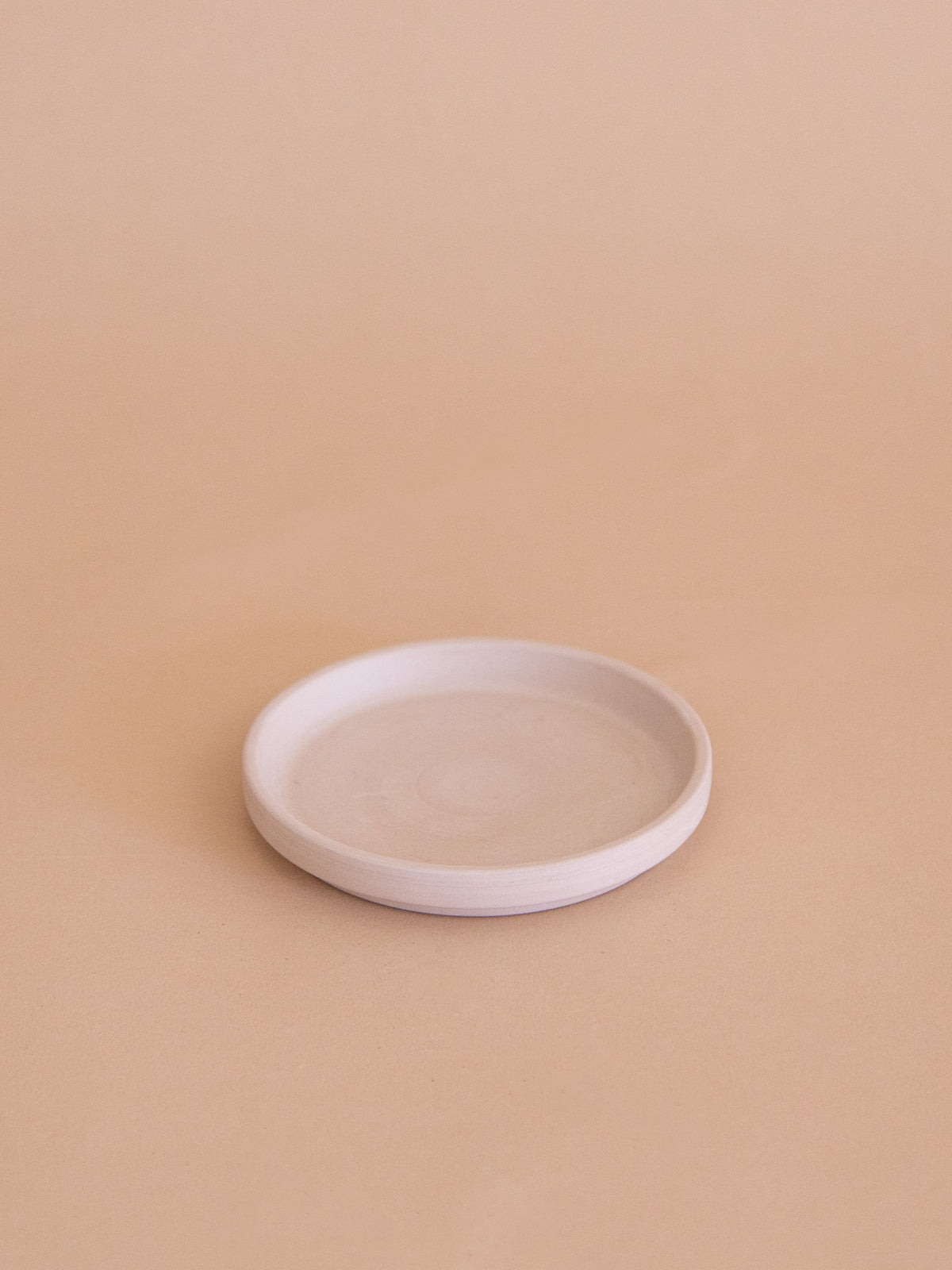 Light Marble Terra Cotta Saucer