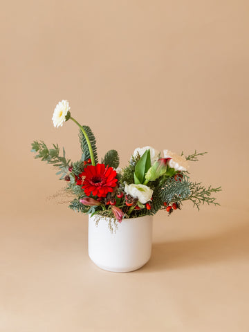 Bright Winter White Centerpiece