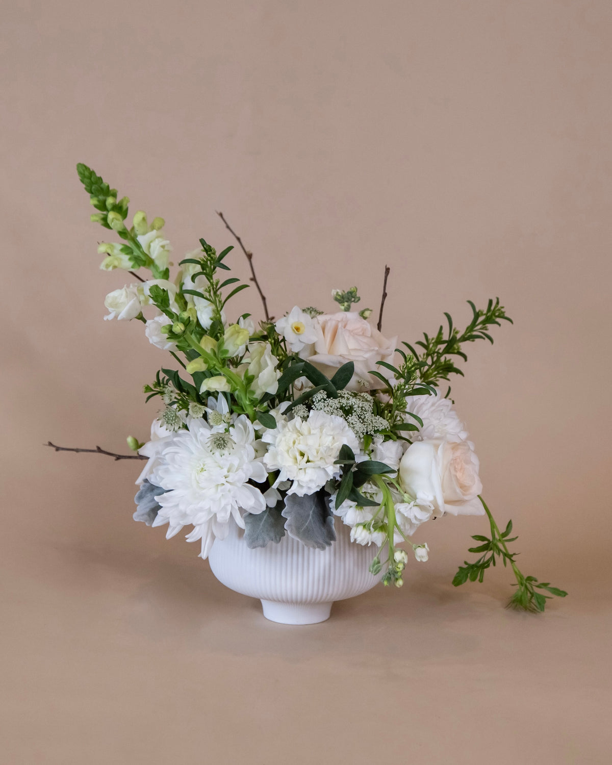 Traditional Sympathy Arrangement in Vase