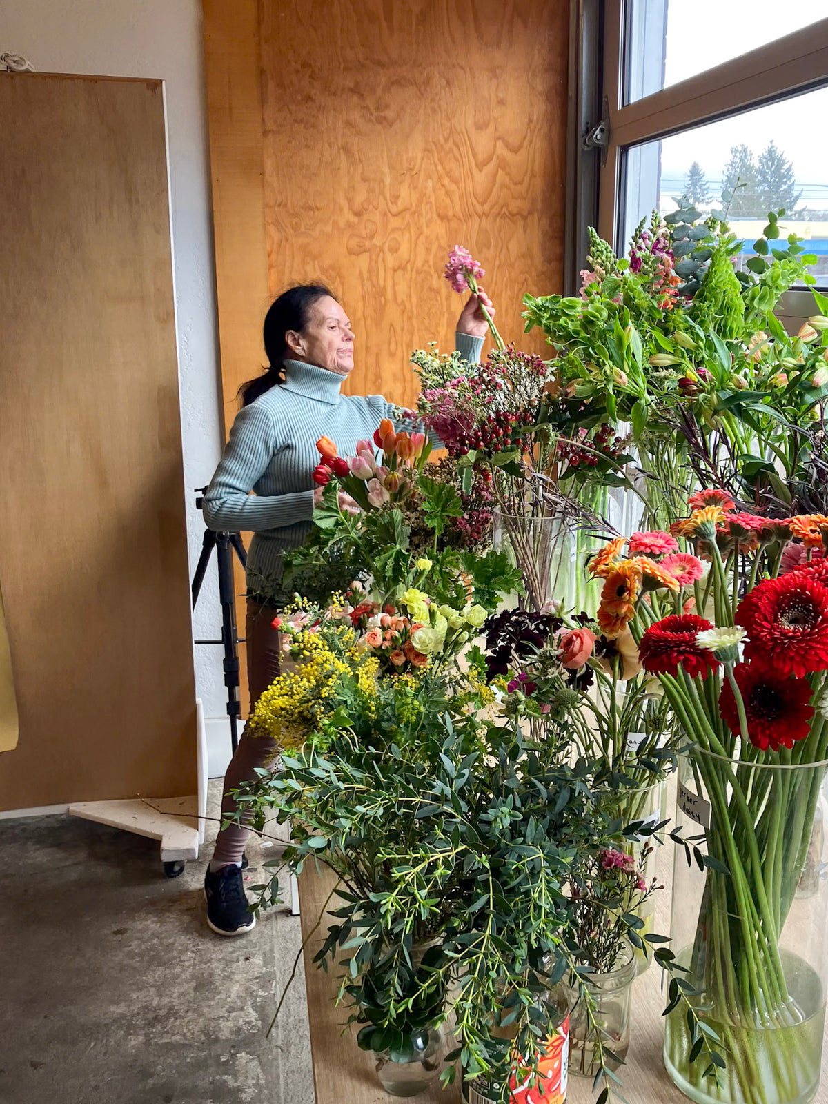 Vase Arranging Open Studio, Tuesday, May 12