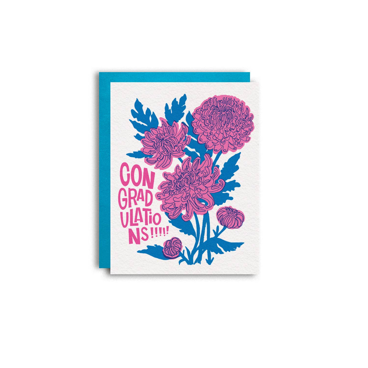 Congrats Mums - Fun Risograph Greeting Card