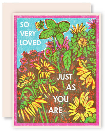 So Very Loved (Just As You Are) Encouragement Card