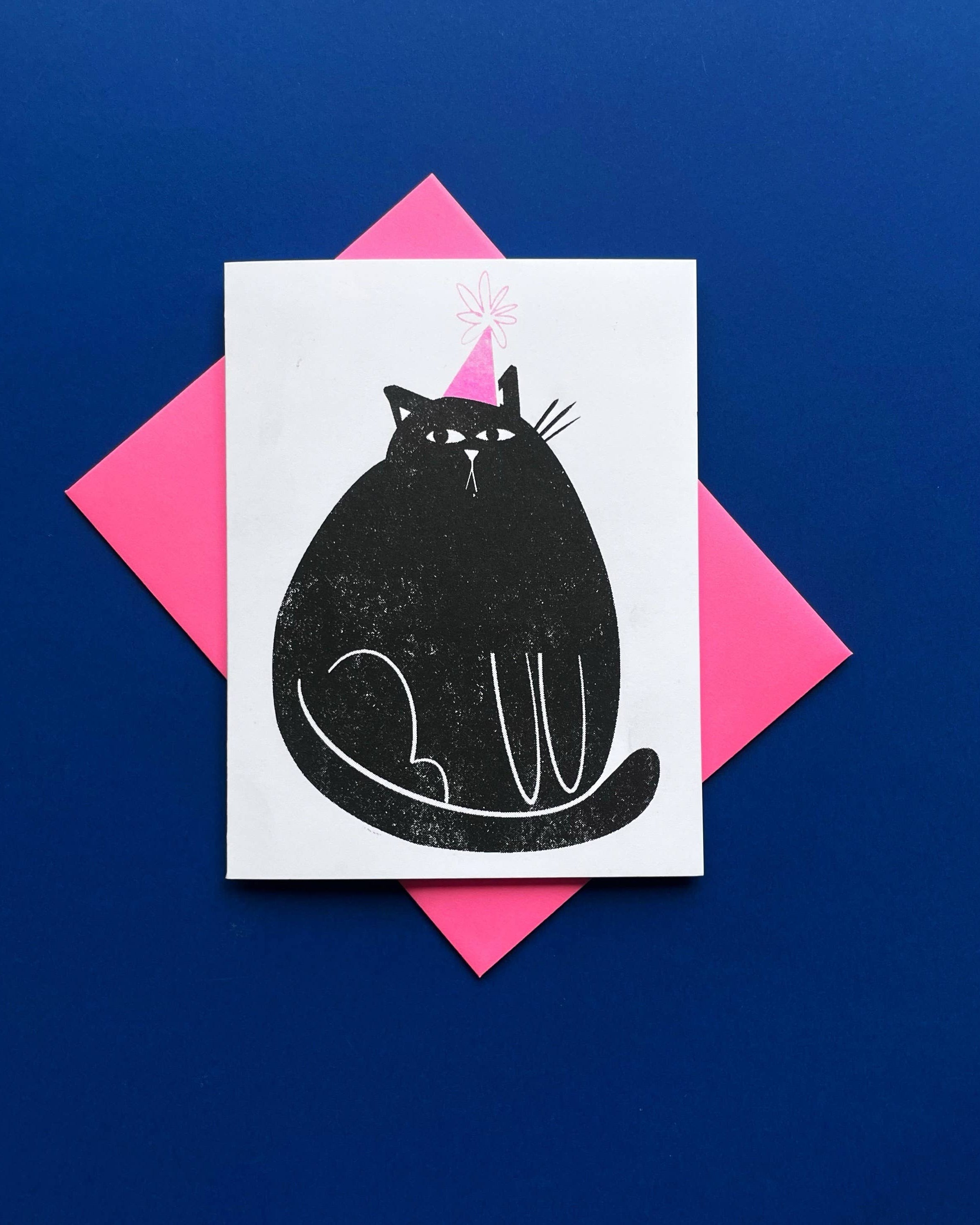 Party Cat Birthday Card