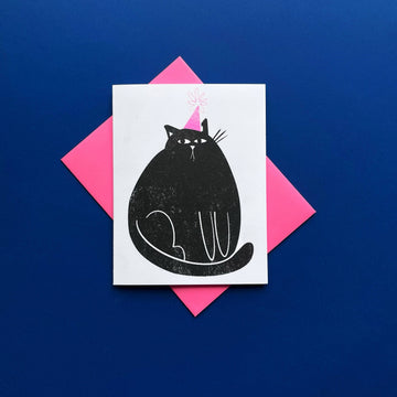 Party Cat Birthday Card