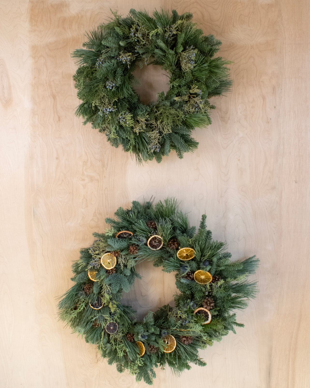 Citrus & Juniper Holiday Wreath