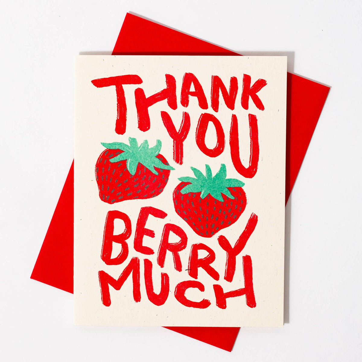 Thank You Berry Much - Risograph Card