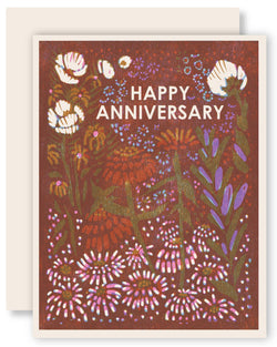 Happy Anniversary Letterpress Card