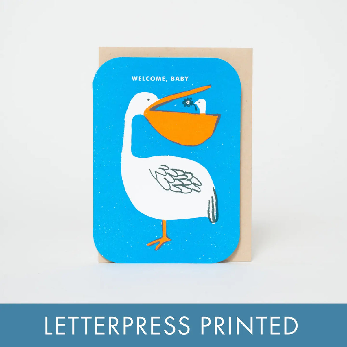 Welcome Baby Pelican Card