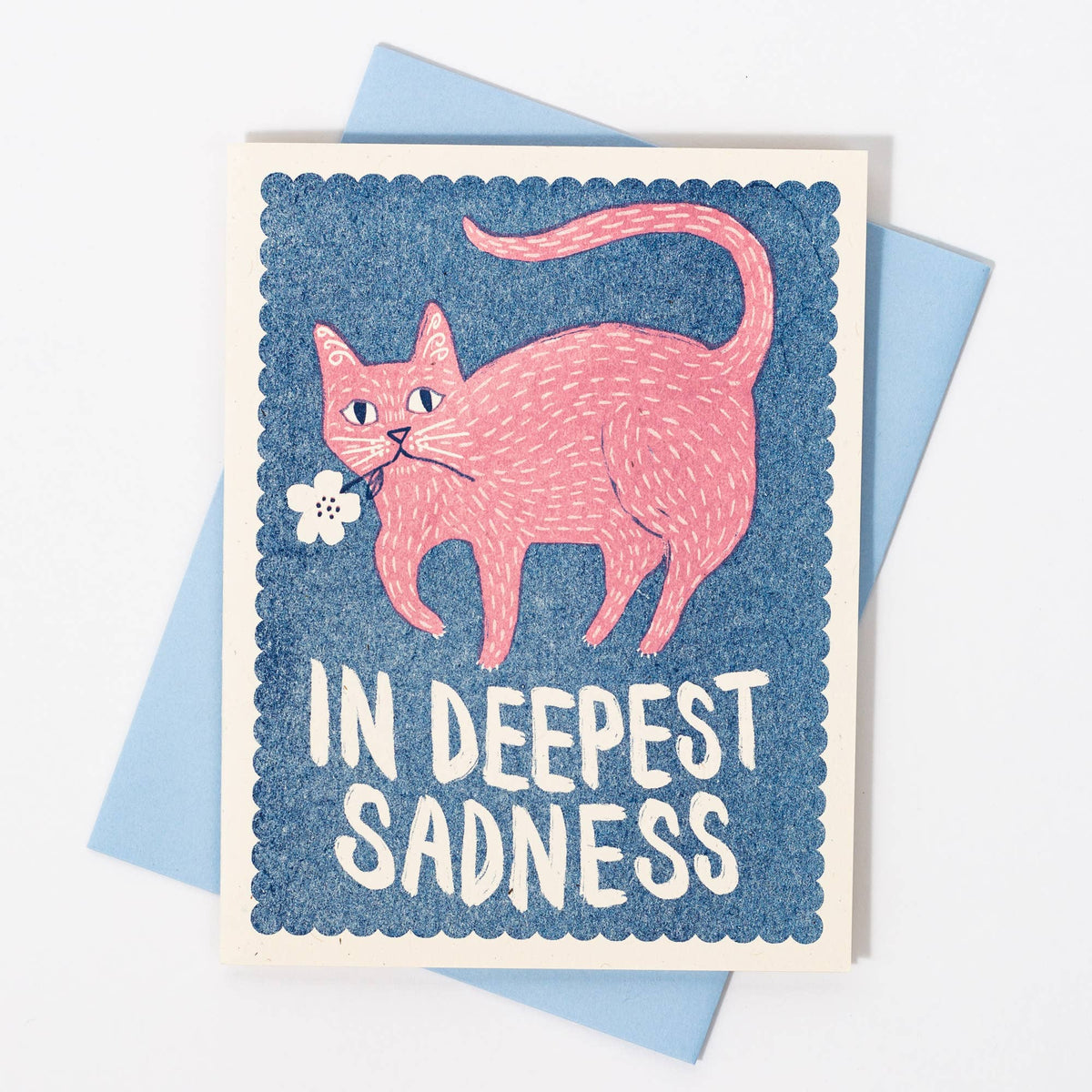 In Deepest Sadness - Risograph Card