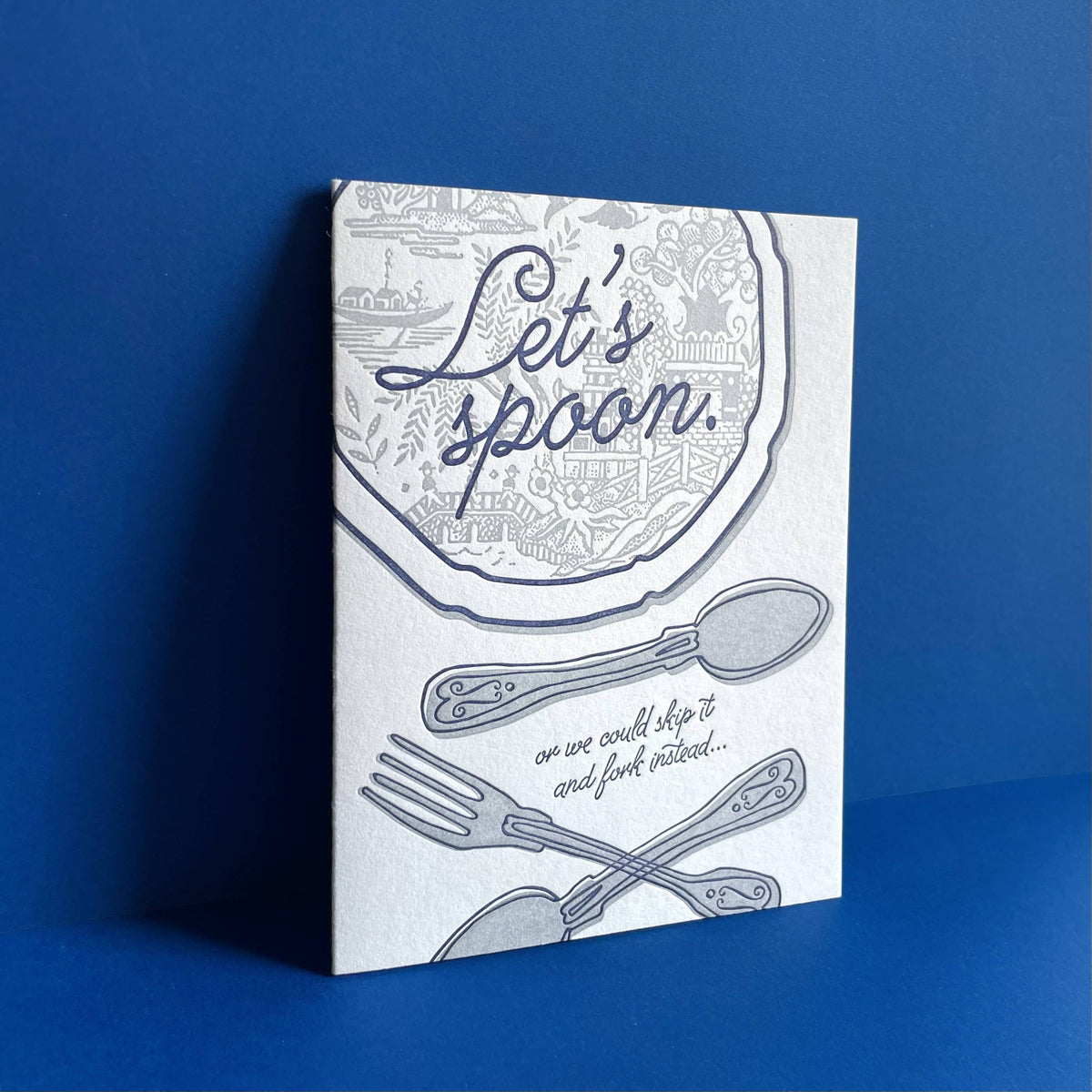 Let's Spoon Greeting Card