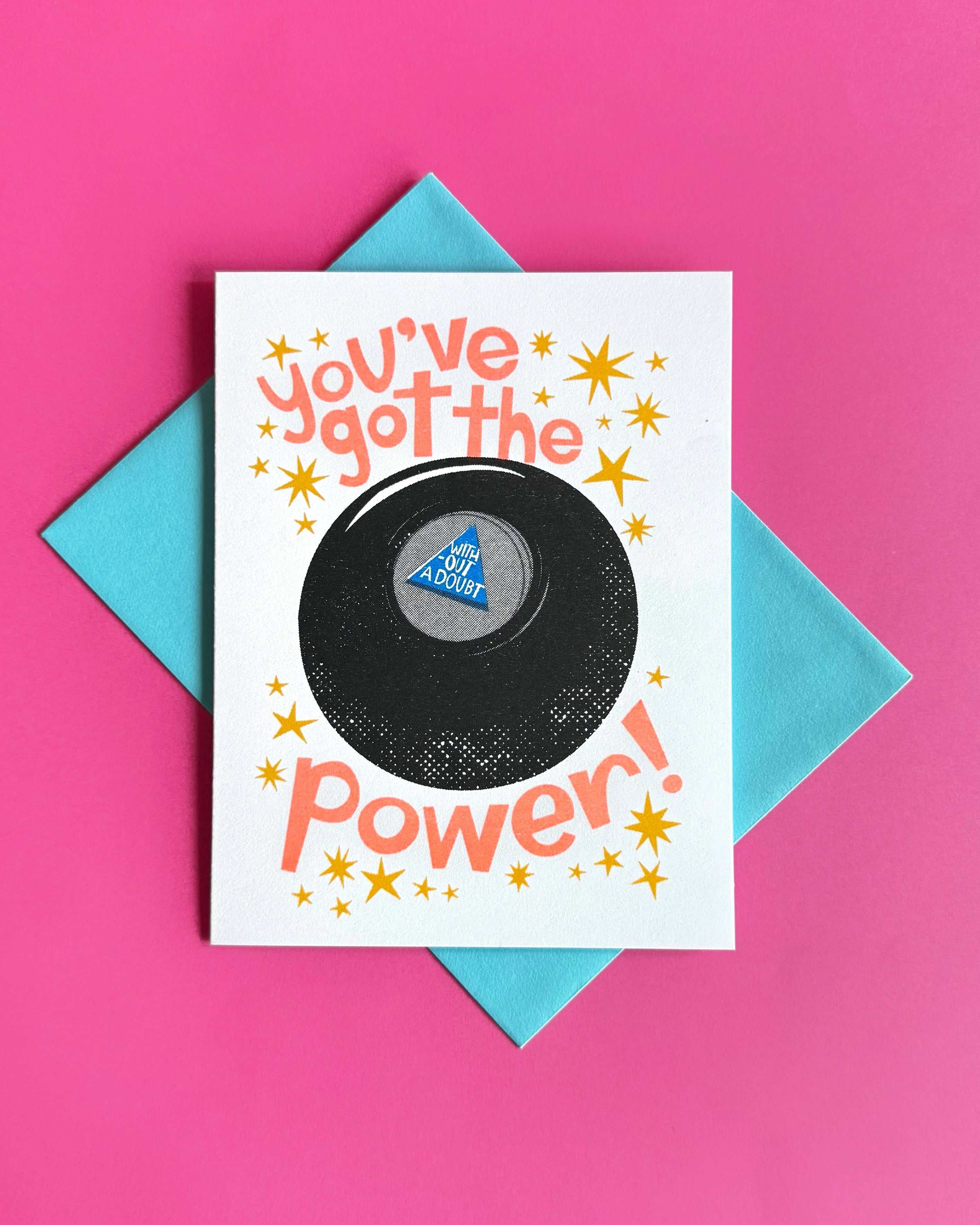 You've Got the Power 8-Ball Card