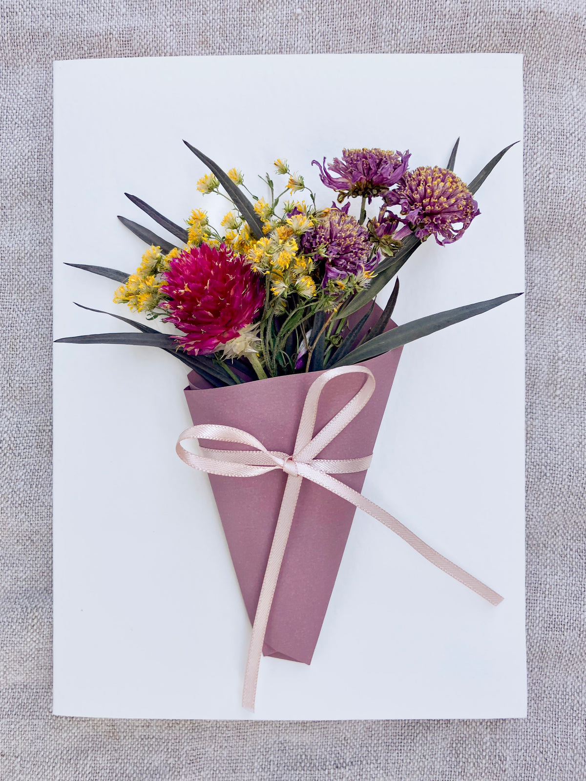 Teeny Tiny Valentine's Bouquet Card Making