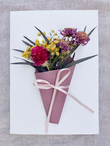 Teeny Tiny Valentine's Bouquet Card Making