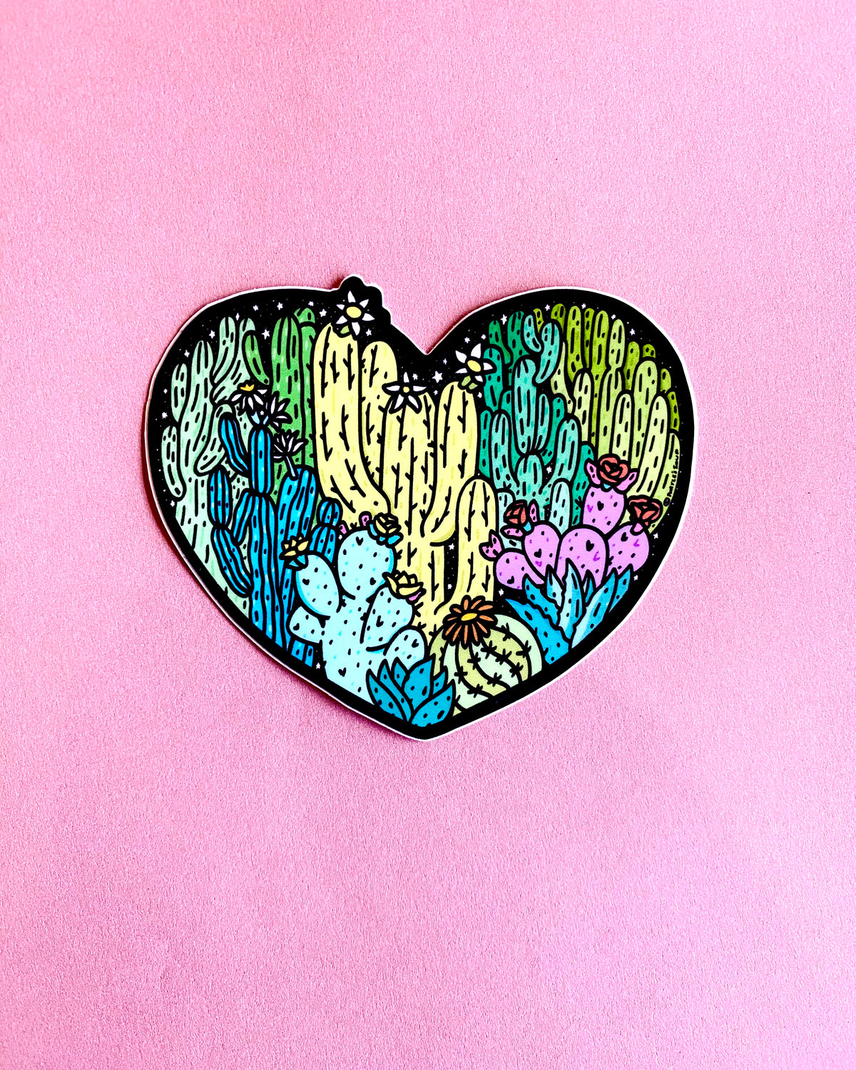 Cactus Love Sticker