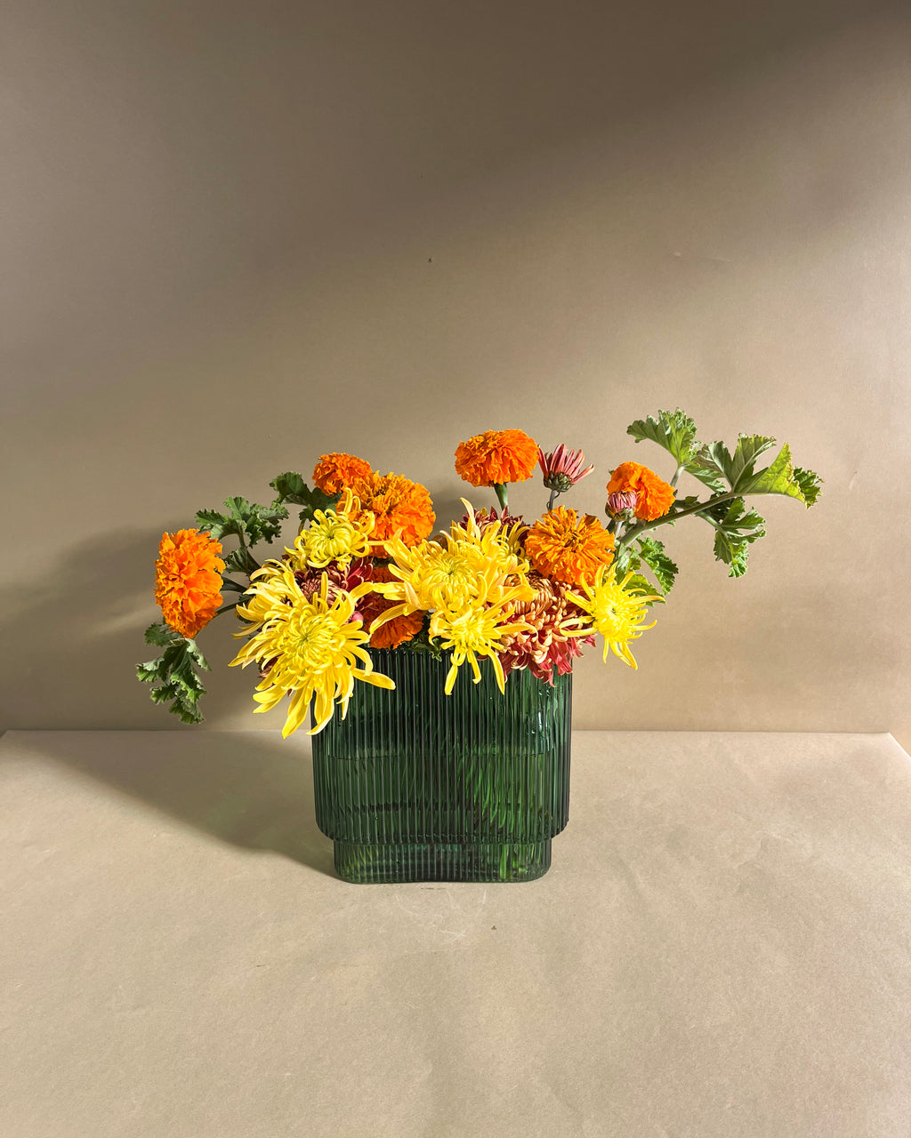 Emerald Vase Arrangement