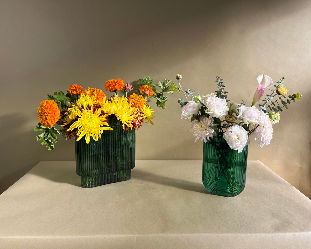Emerald Vase Arrangement