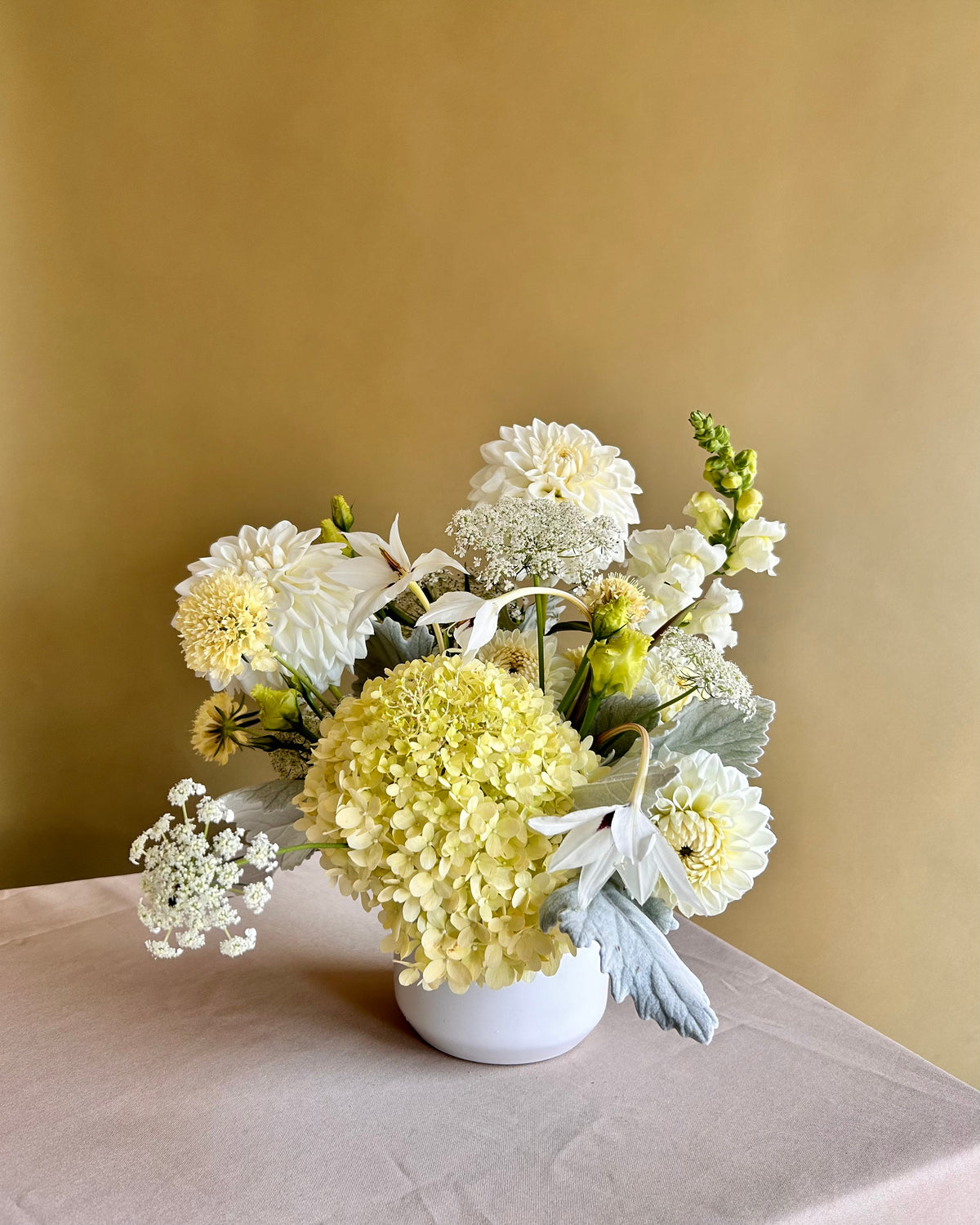 Traditional Sympathy Arrangement in Vase