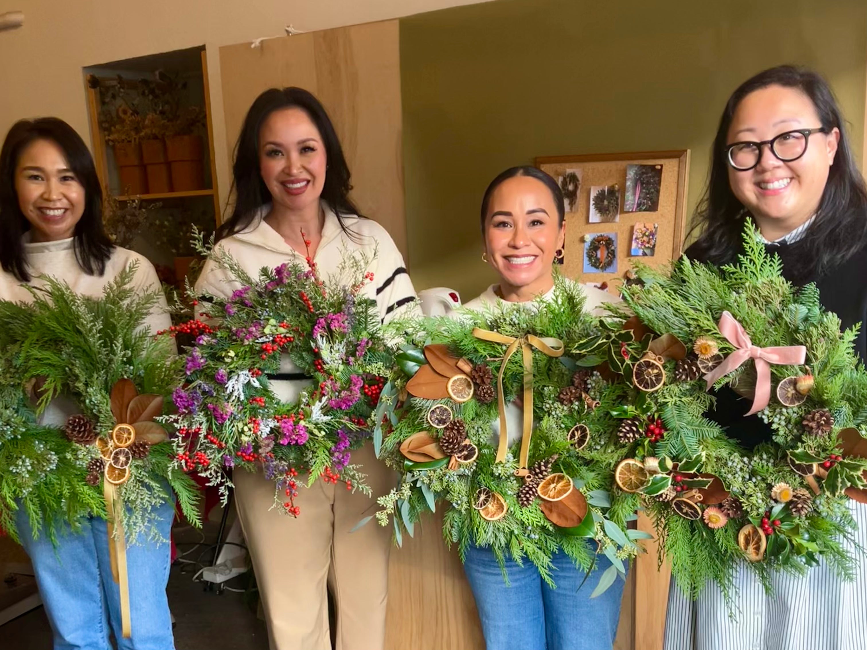 Holiday Wreath Decorating, Wednesday, November 18