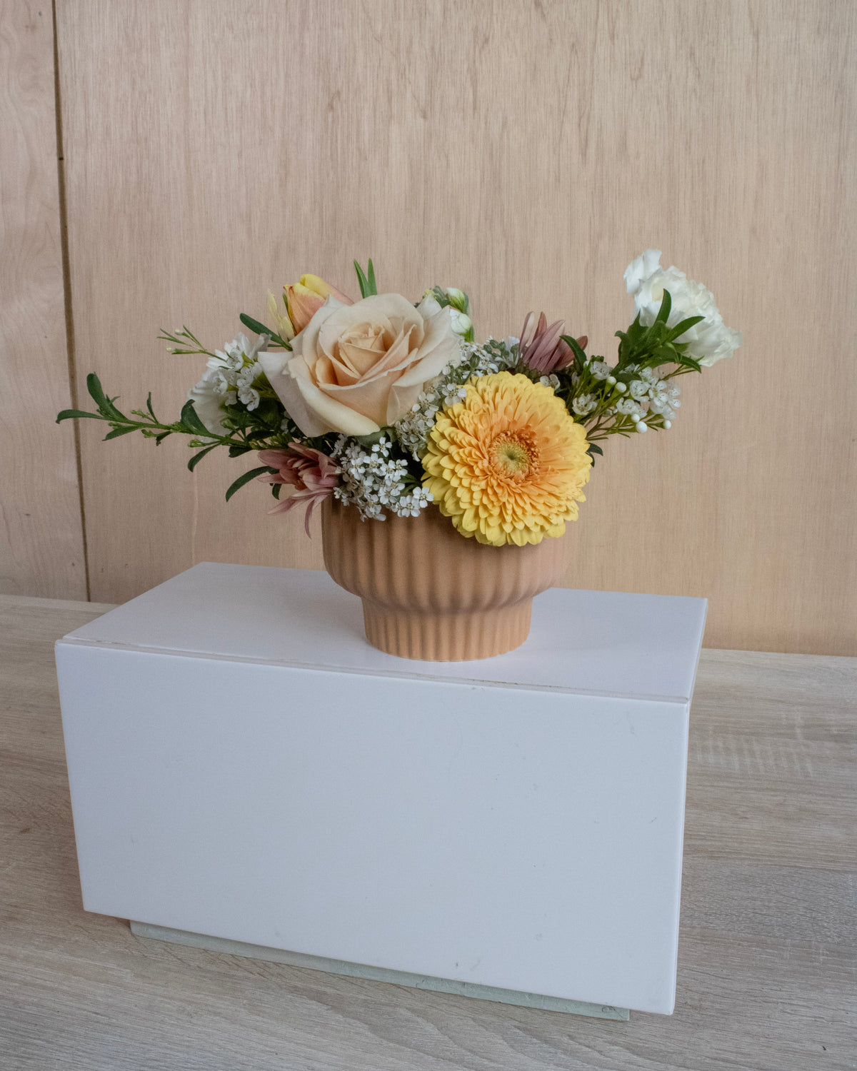 Presley Pedestal Vase Arrangement