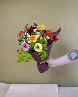 Classic Wrapped Floral Bouquet