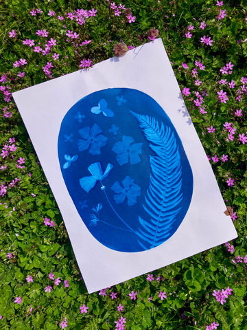 Cyanotype Botanical Printing, Sunday, May 24