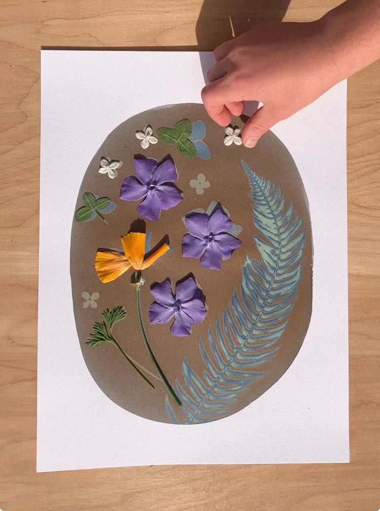 Cyanotype Botanical Printing, Sunday, May 24