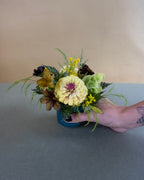 Tiny Duo: Mini Vase Arranging, Sunday, August 16