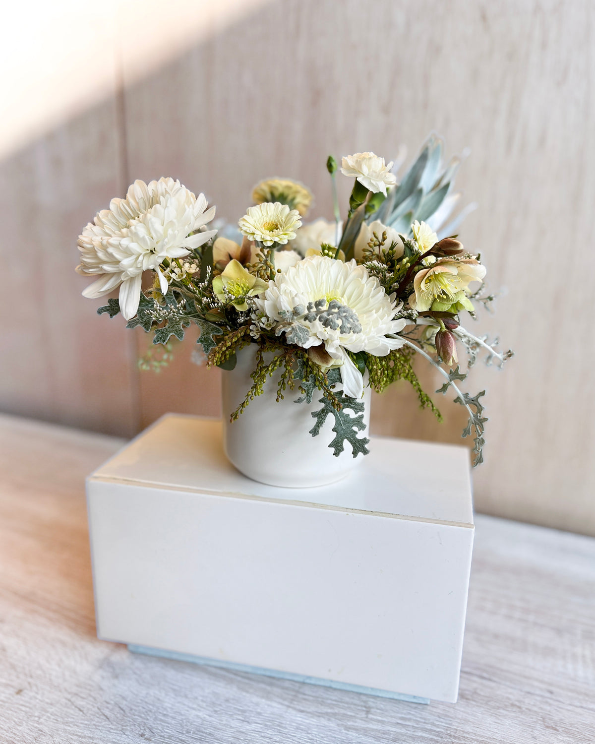 Traditional Sympathy Arrangement in Vase