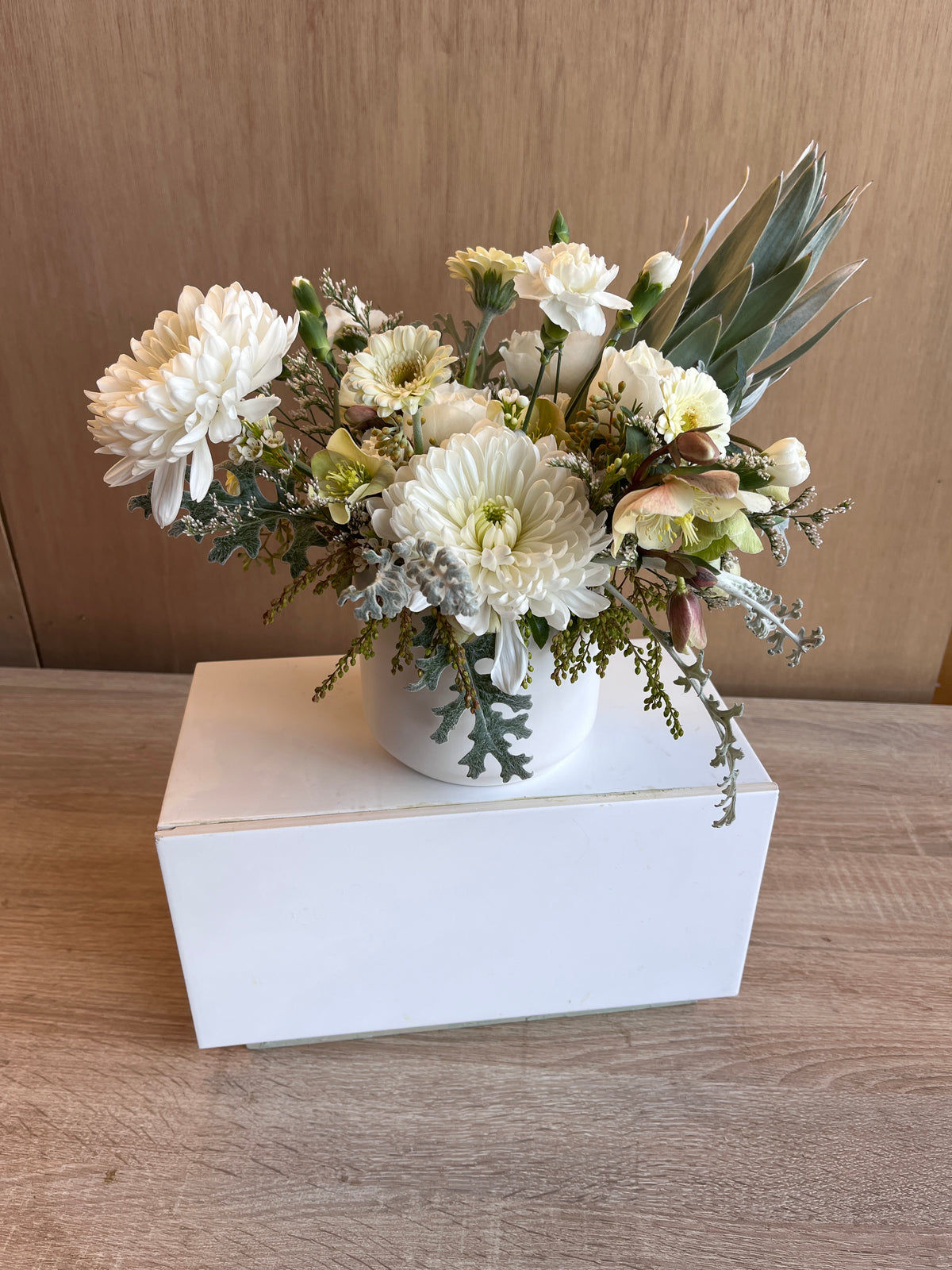 Traditional Sympathy Arrangement in Vase