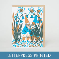 Hugging Bluebells Card