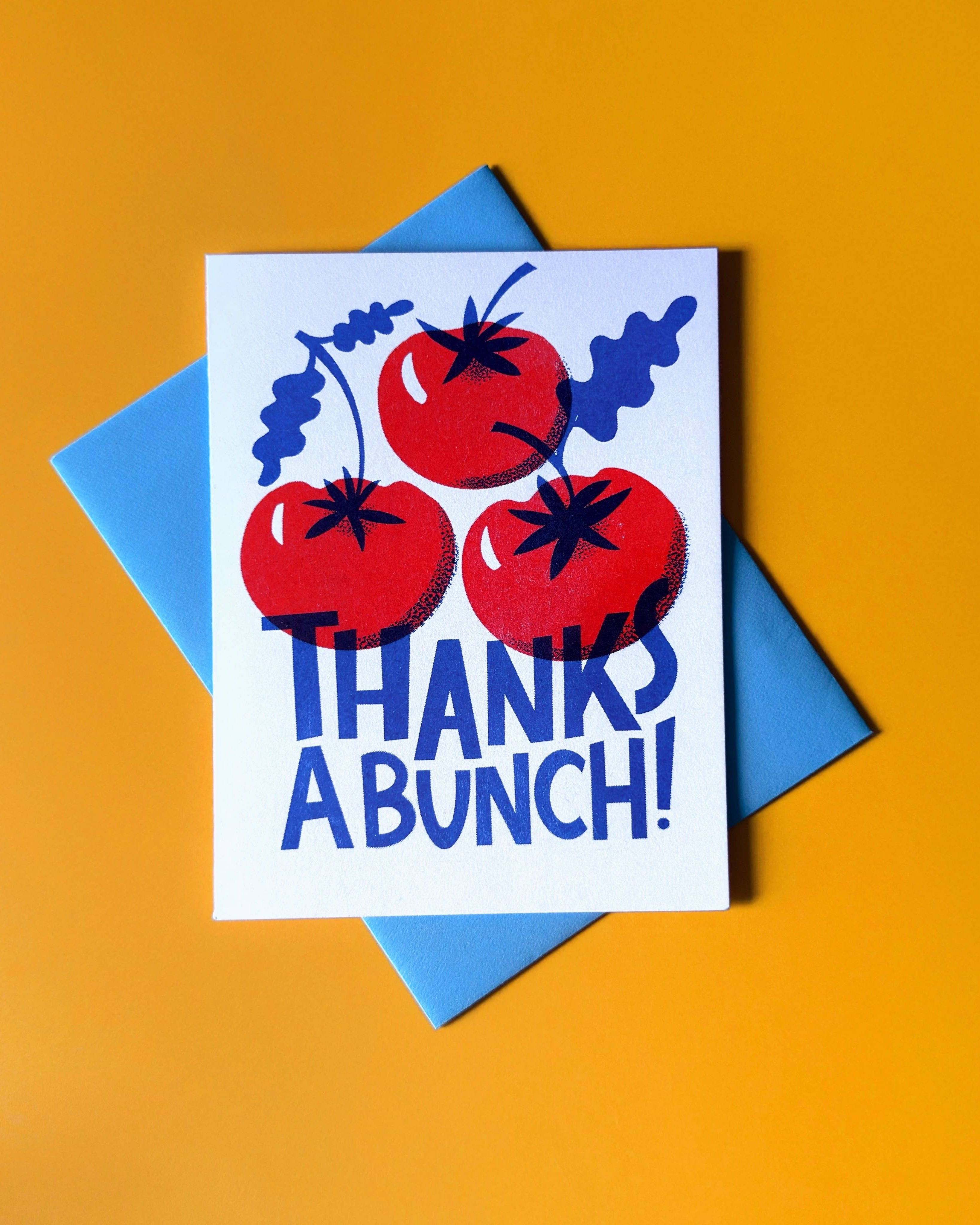 Tomato Bunch Thank You Card