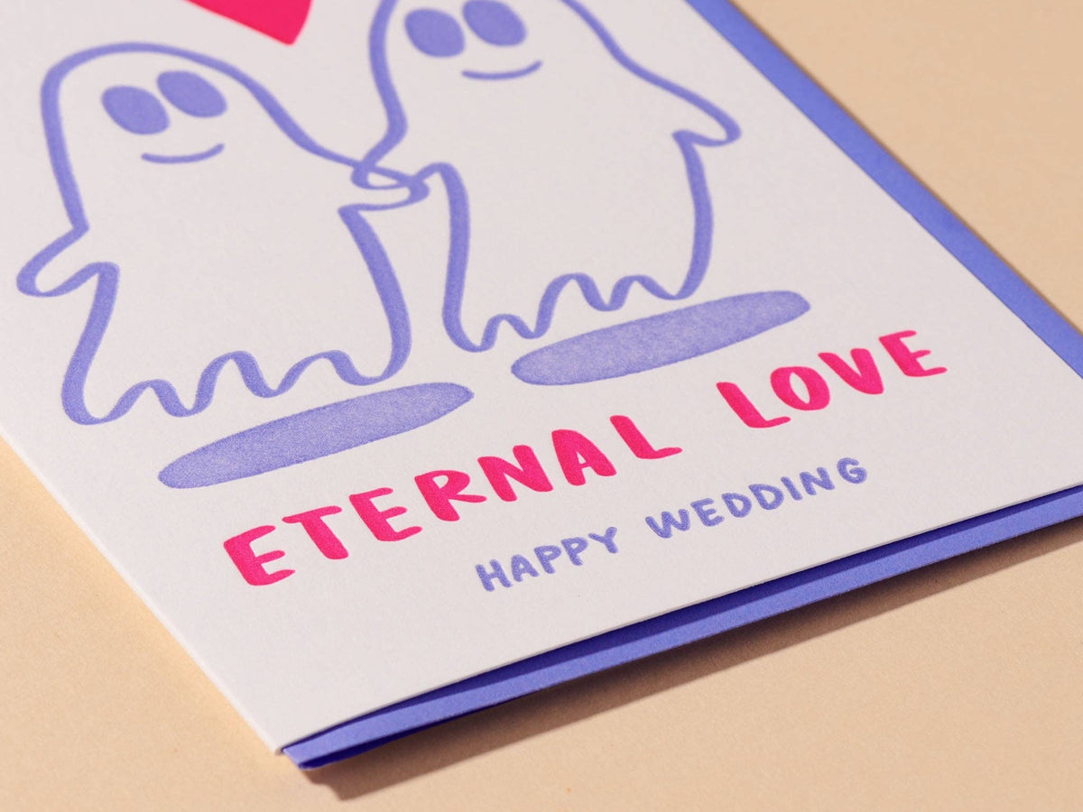 Eternal Love Letterpress Wedding Card