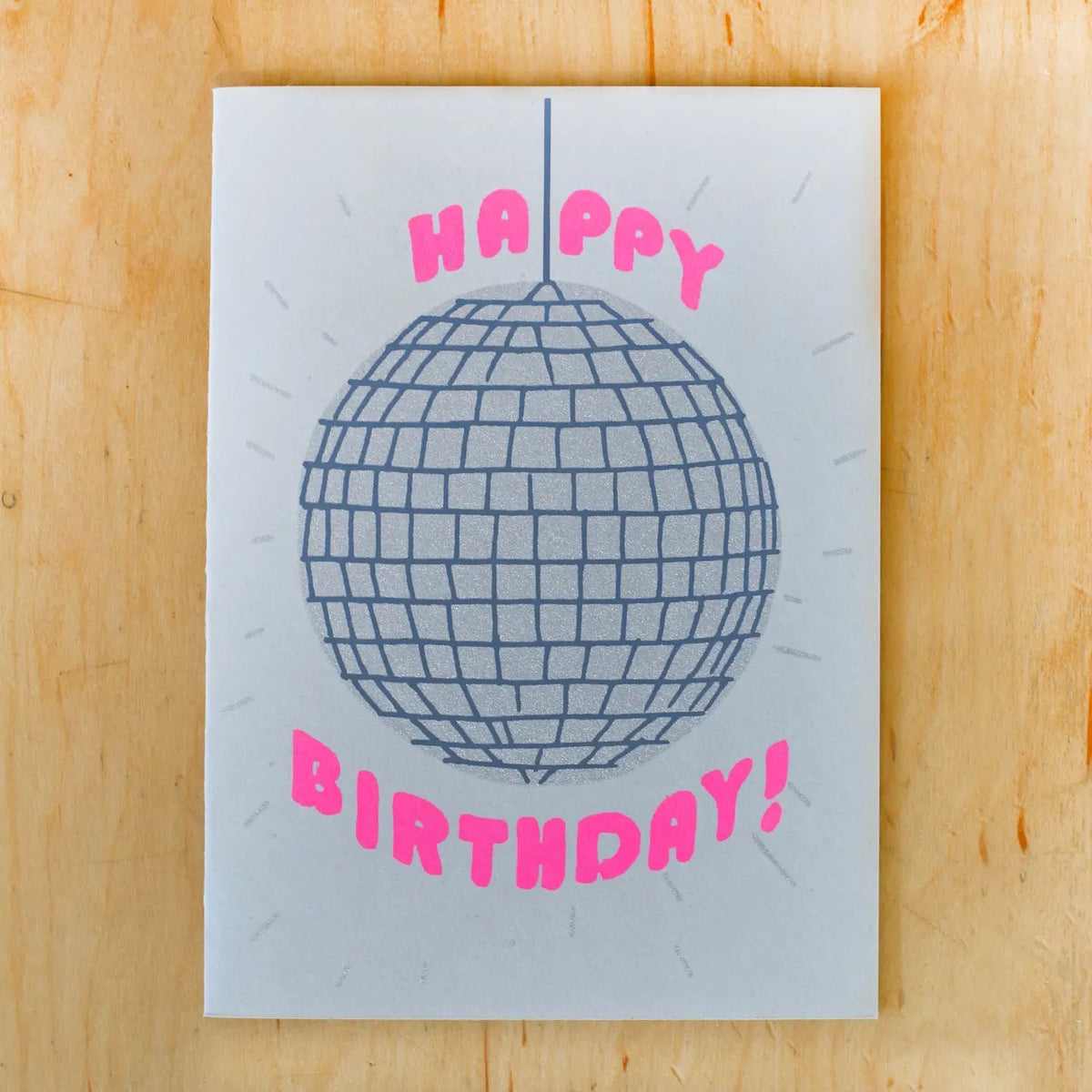 Disco Birthday Card