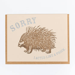 Prick Greeting Card