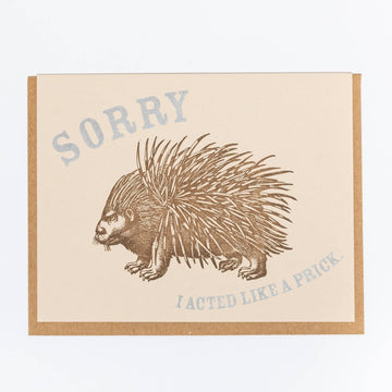 Prick Greeting Card