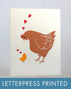Mother Hen Greeting Card