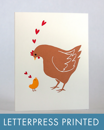 Mother Hen Greeting Card
