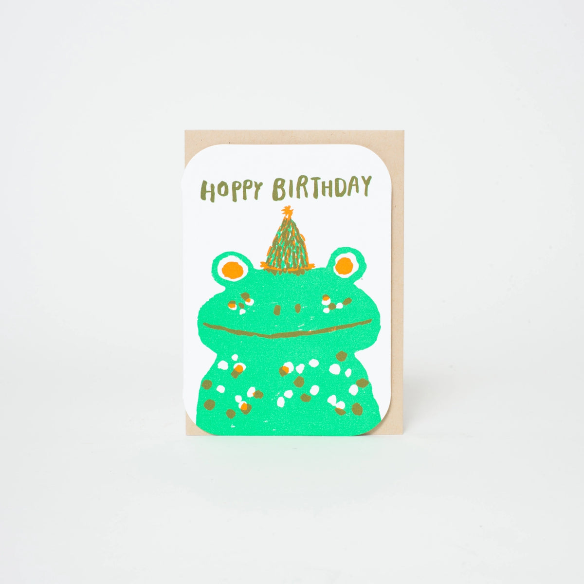 Hoppy Birthday Frog Card