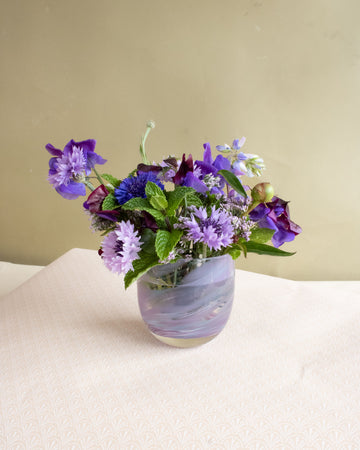 Handmade Blown Glass Vase Arrangement, made in Tacoma